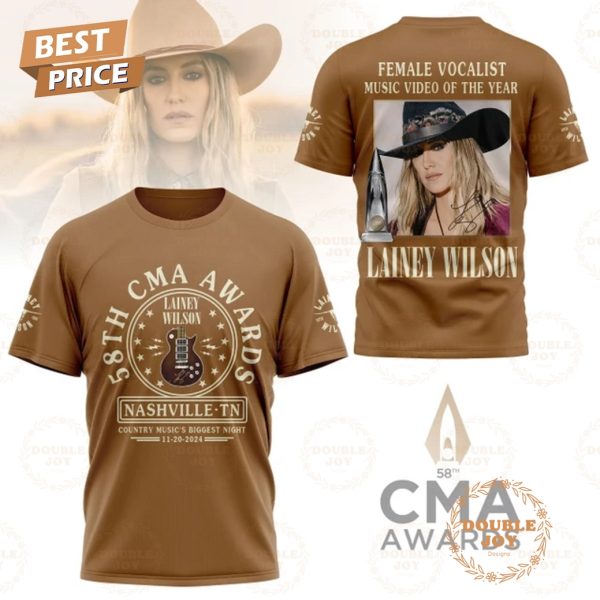 Lainey Wilson 58th Annual CMA Awards Nashville TN Country Music’s Biggest Night, Female Vocalist Music Video Of The Year T-Shirt, Hoodie