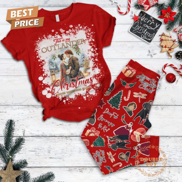 This Is My Outlander Christmas Movie Watching Shirt Fleece Pajamas Set