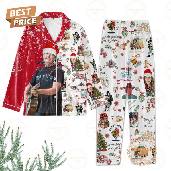 Neil Young Keep On Rockin’ In The Free Word, Crazy Horse Merry Christmas Pajamas Set