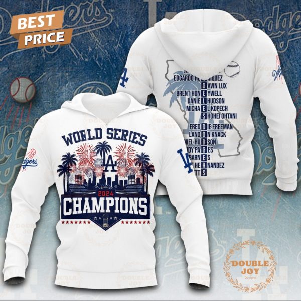 MLB World Series 2024 Champions Los Angeles Dodgers T-Shirt, Hoodie