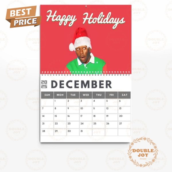 Tyler The Creator 2025 Wall Calendar