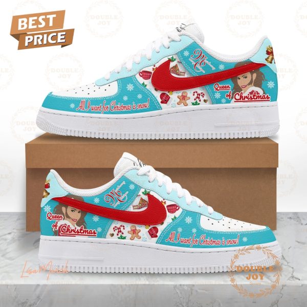 Mariah Carey Queen Of Christmas All I Want For Christmas Is Now! Air Force 1 Sneakers