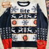 Miller Lite Merry Christmas 2024 Sweater