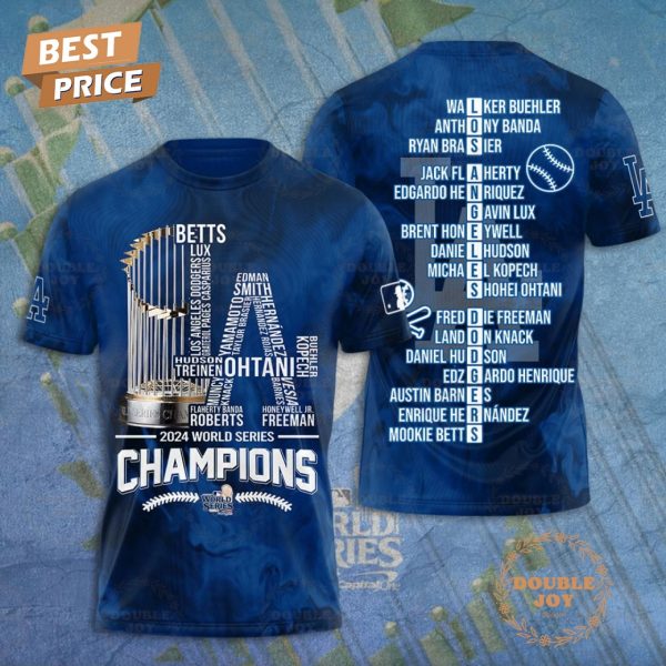 MLB LA Dodgers World Series Champions 2024 T-Shirt, Hoodie