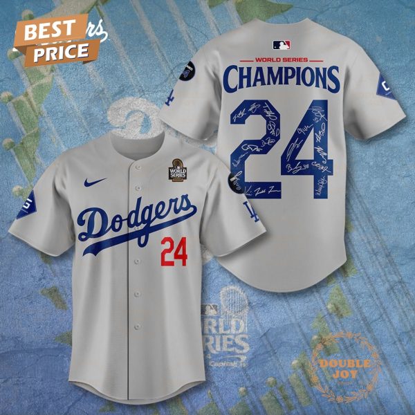 MLB Los Angeles Dodgers World Series 2024 Champions Baseball Jersey