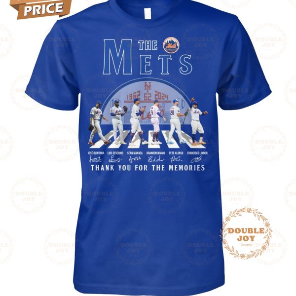 MLB New York Mets 62nd 1962-2024 Thank You For The Memories T-Shirt