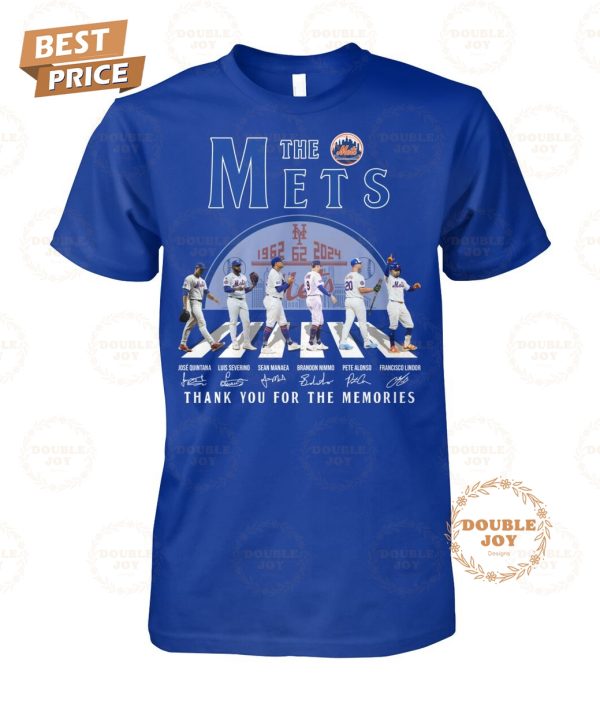 MLB New York Mets 62nd 1962-2024 Thank You For The Memories T-Shirt