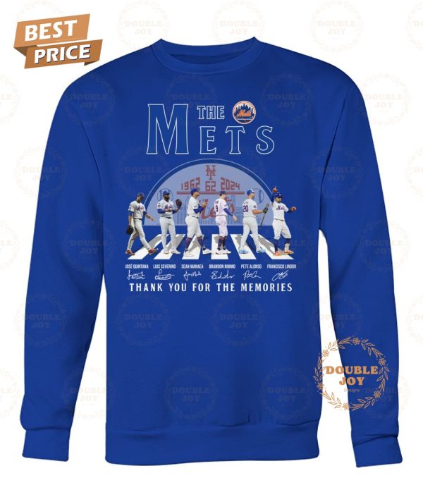 MLB New York Mets 62nd 1962-2024 Thank You For The Memories T-Shirt