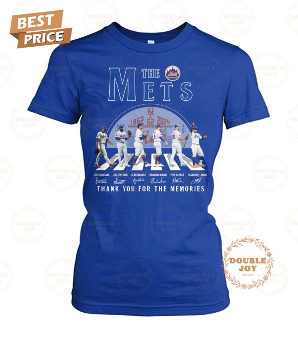 MLB New York Mets 62nd 1962-2024 Thank You For The Memories T-Shirt