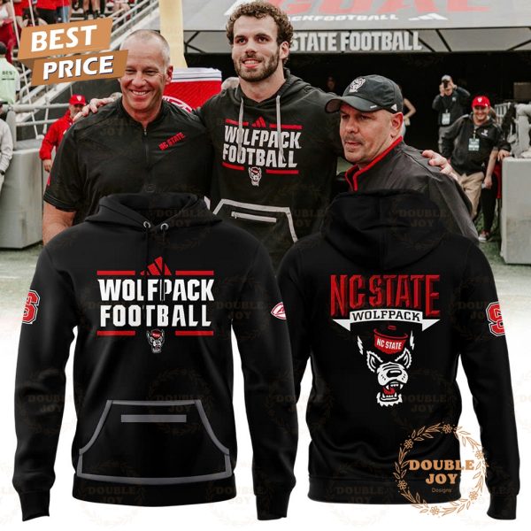 NCAA NC State Wolfpack Black Design Hoodie