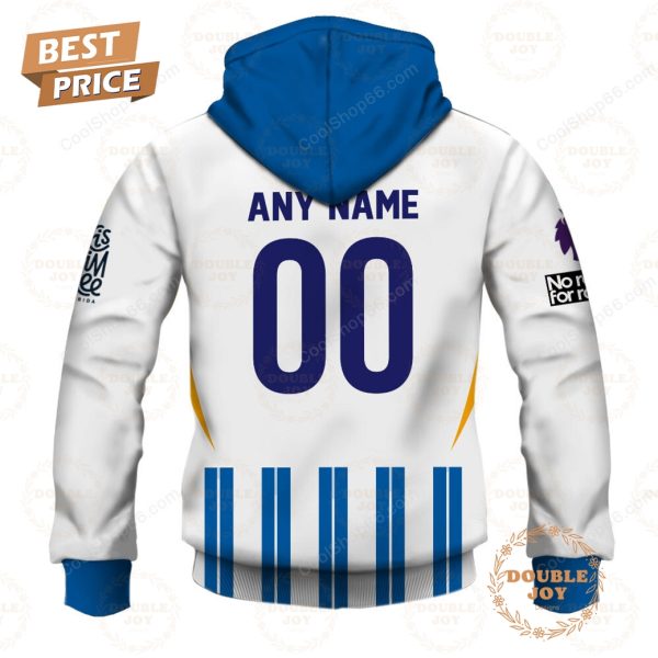 Brighton Hove Albio F.C Home Jersey Style Hoodie