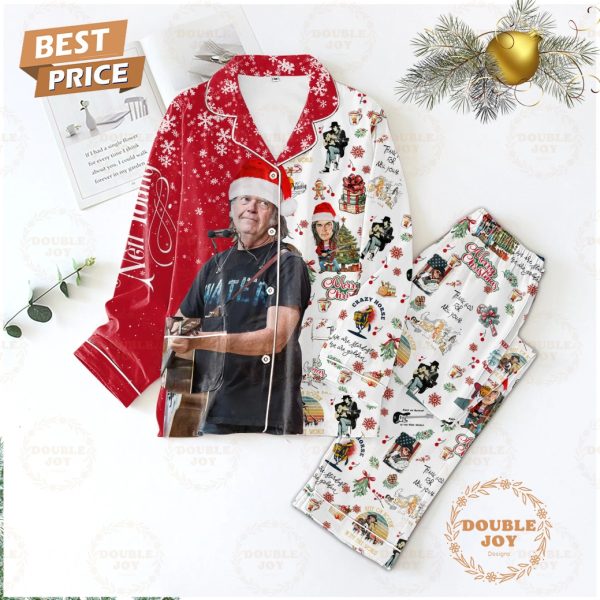 Neil Young Keep On Rockin’ In The Free Word, Crazy Horse Merry Christmas Pajamas Set