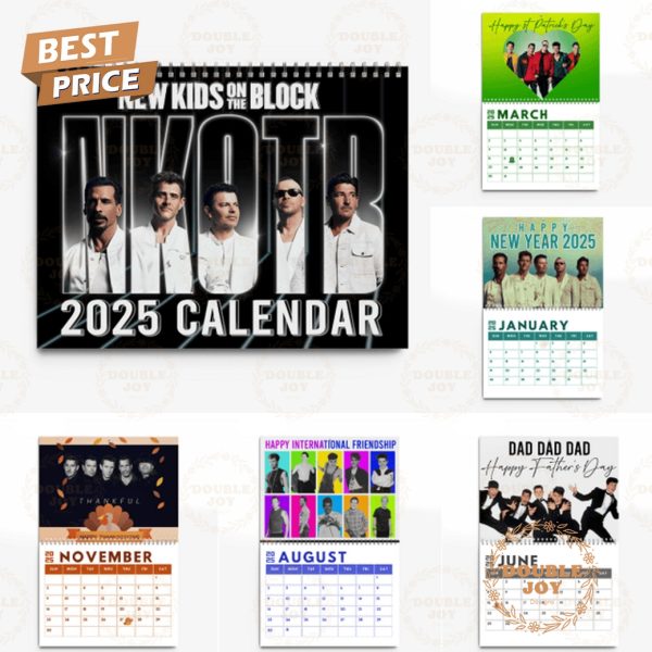 New Kids On The Block 2025 Wall Calendar