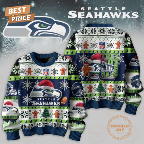 NFL They Not Like Us Seattle Seahawks Merry Christmas Sweater