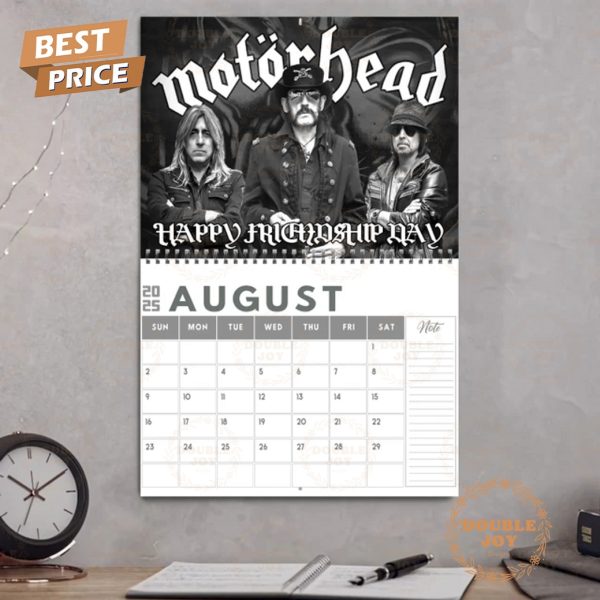 Motorhead 2025 Wall Calendar