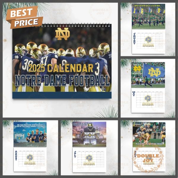 Notre Dame Fighting Irish 2025 Wall Calendar