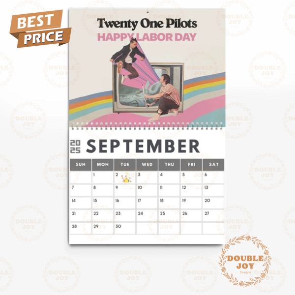 Twenty One Pilots 2025 Wall Calendar