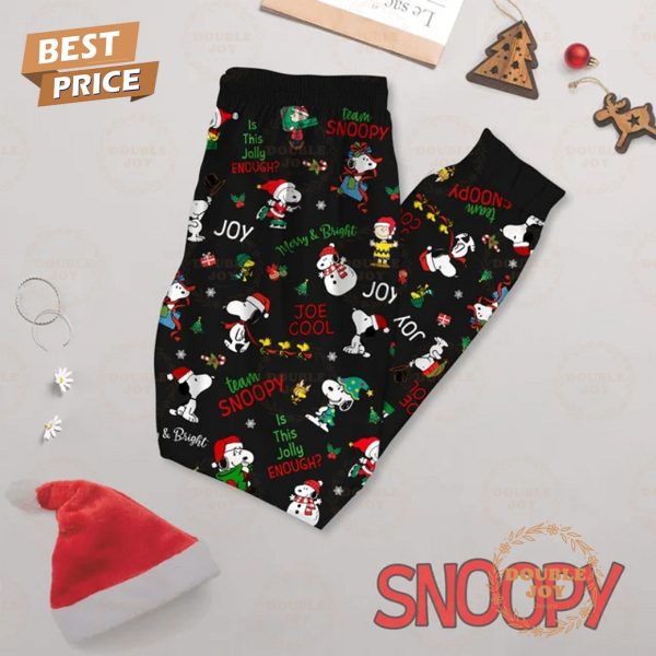 Santa Baby Put Snoopy Under The Tree Fleece Pajamas Set