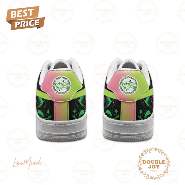 Wicked Pink Goes Good With Green, Merry Wickedmas 2024 Air Force 1 Sneakers