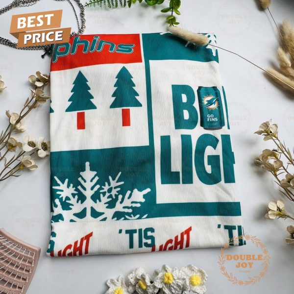 Miami Dolphins ‘Tis Bud Light Time Sweater