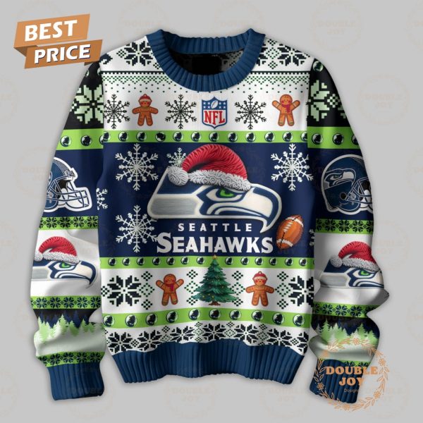 NFL They Not Like Us Seattle Seahawks Merry Christmas Sweater