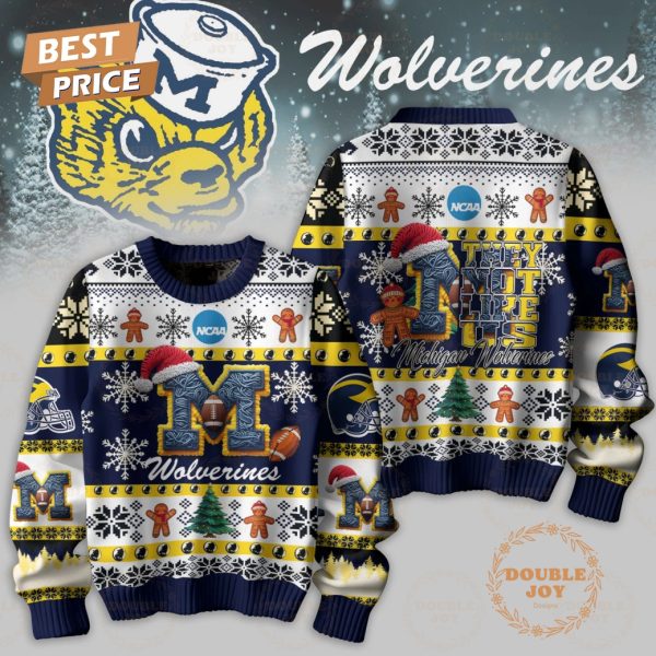 NCAA They Not Like Us Michigan Wolverines Merry Christmas Sweater