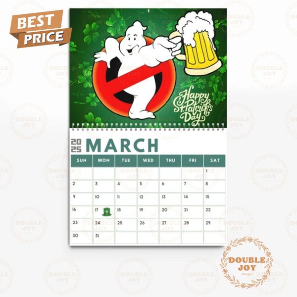 Ghost Busters 2025 Wall Calendar