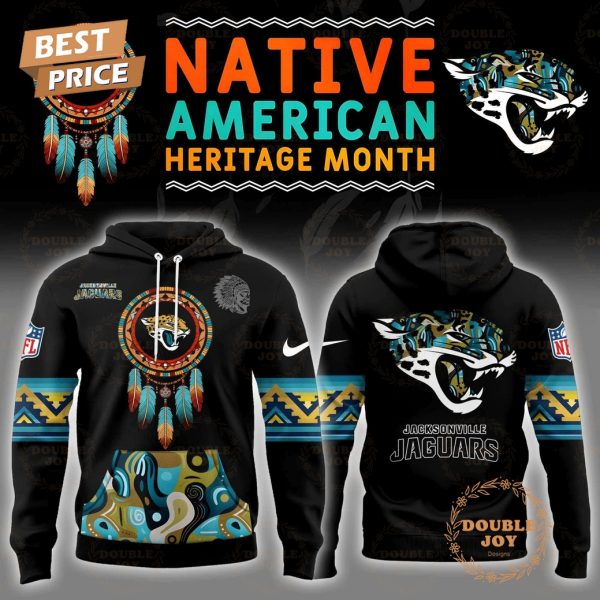 Personalise .NFL- Jacksonville Jaguars Native American Heritage Month Hoodie Limited edition