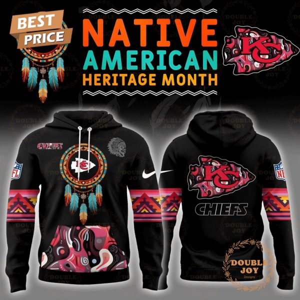 Personalise .NFL- Kansas City Chiefs Native American Heritage Month Hoodie Limited edition