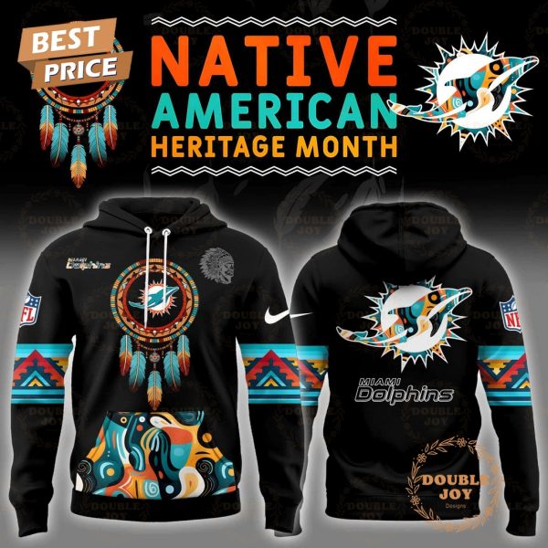 Personalise .NFL- Miami Dolphins Native American Heritage Month Hoodie Limited edition