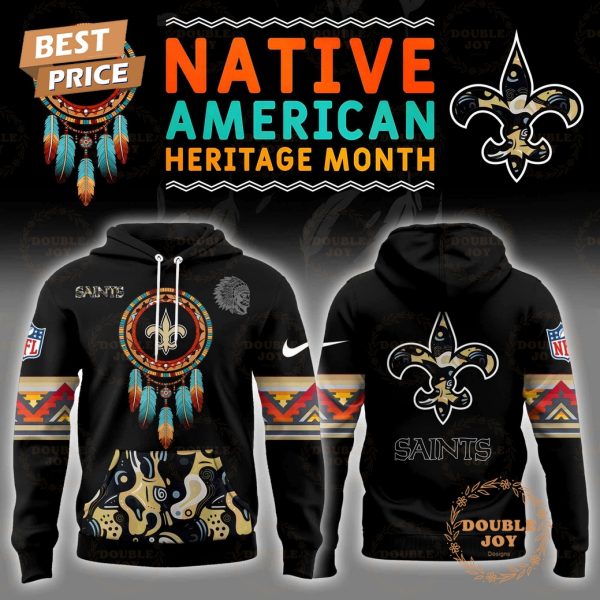 Personalise .NFL- New Orleans Saints Native American Heritage Month Hoodie Limited edition