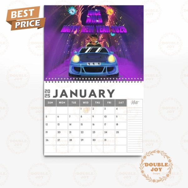 Juice WRLD 2025 Wall Calendar