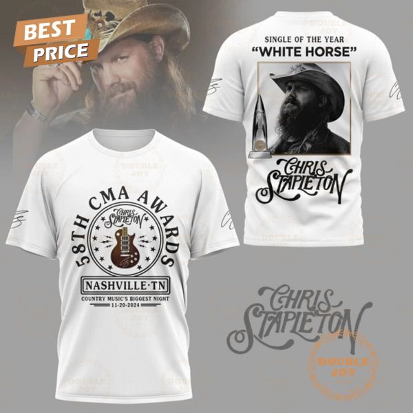 Chris Stapleton 58th Annual CMA Awards Nashville TN Country Music’s Biggest Night, Single Of The Year White Horse T-Shirt, Hoodie