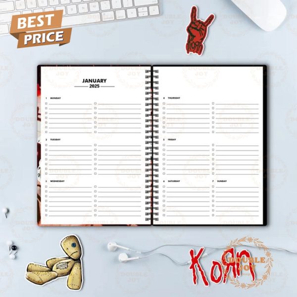 A Planner For An Organized Korn Band Fan 2025 Planner