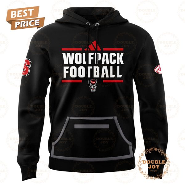 NCAA NC State Wolfpack Black Design Hoodie