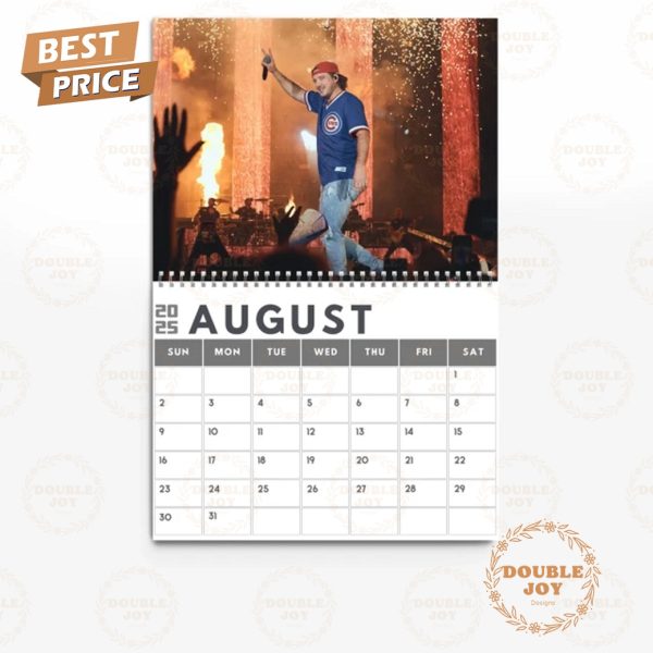 Morgan Wallen 2025 Wall Calendar