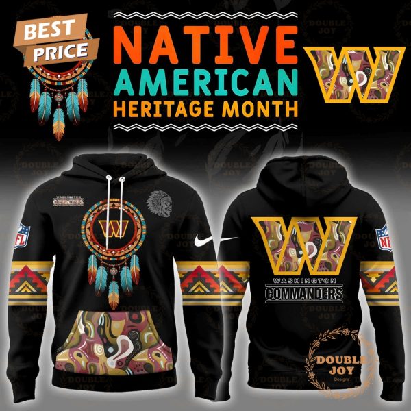 Personalise .NFL- Washington Commanders Native American Heritage Month Hoodie Limited edition