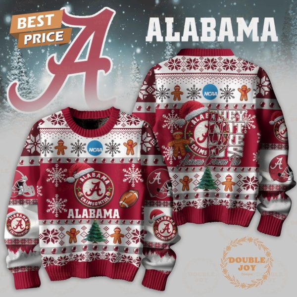 They Not Like Us NCAA Alabama Crimson Tide Merry Christmas 2024 Sweater