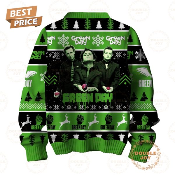 Green Day Band Chicago 1994 Merry Christmas Sweater