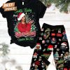 Santa Baby Put Ozzy Osbourne Under The Tree Merry Christmas Fleece Pajamas Set