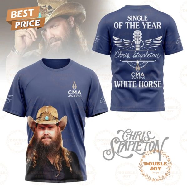 Single Of The Year Chris Stapleton 58th CMA Awards White Horse T-Shirt, Hoodie