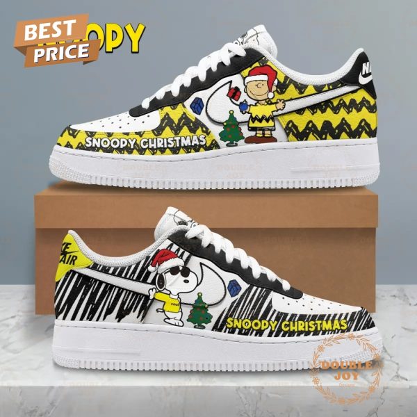 Snoopy Merry Christmas 2024 Air Force 1 Sneakers