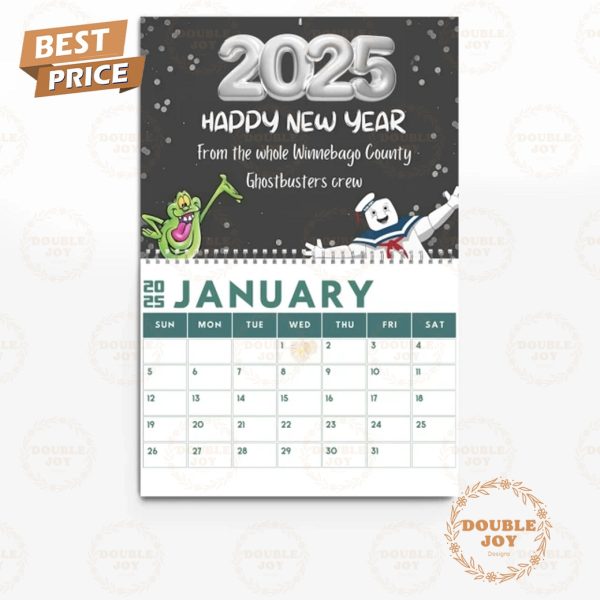 Ghost Busters 2025 Wall Calendar