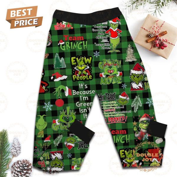 Merry Grinchmas Feeling Extra Grinchy Today Fleece Pajamas Set