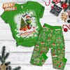 The Grinch The Haunted Mansion Healing Christmas Spirits Fleece Pajamas Set