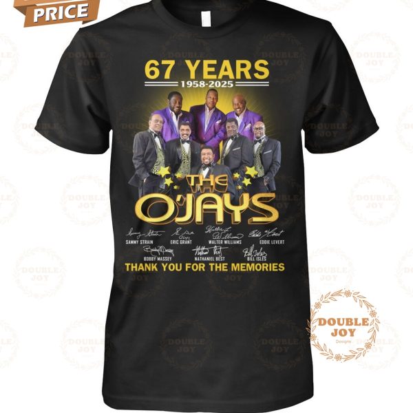 The O’Jays 67 Years 1958-2025 Thank You For The Memories T-Shirt