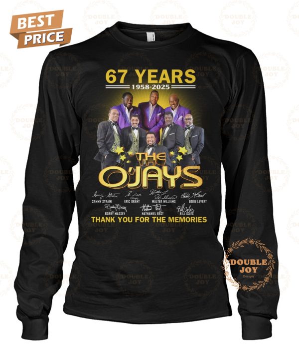 The O’Jays 67 Years 1958-2025 Thank You For The Memories T-Shirt