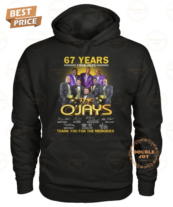 The O’Jays 67 Years 1958-2025 Thank You For The Memories T-Shirt