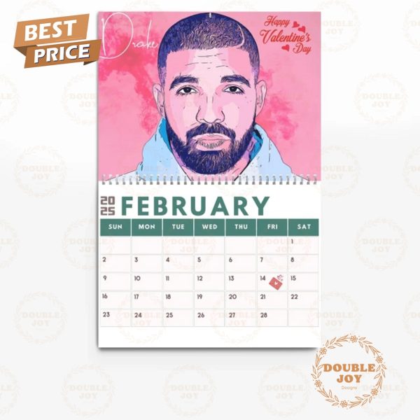 Drake 2025 Wall Calendar