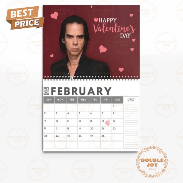 Nick Cave 2025 Wall Calendar